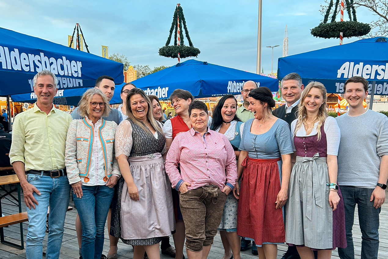 Stadtmarketing Treffen auf dem Frühlingsmarkt