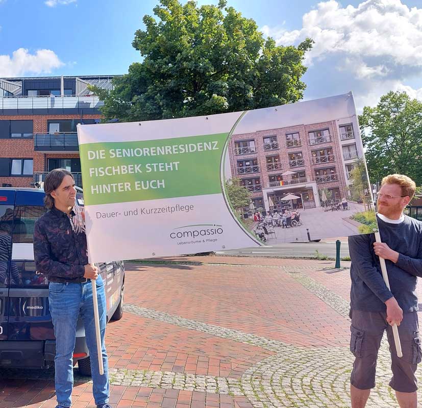 Solidarität mit schließendem Pflegeheim in Neu Wulmstorf