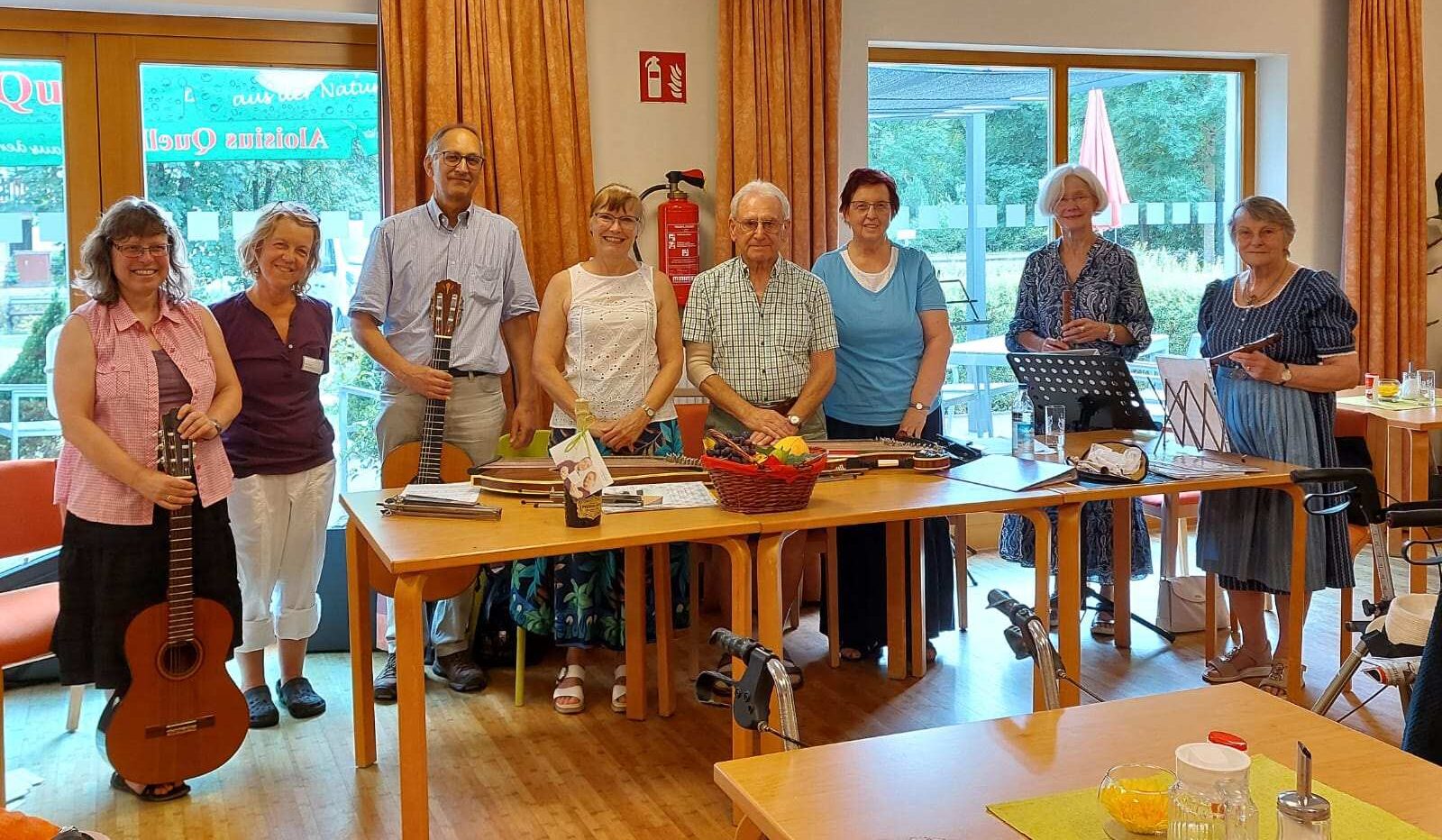 Musikalischer Besuch im Haus Raphael