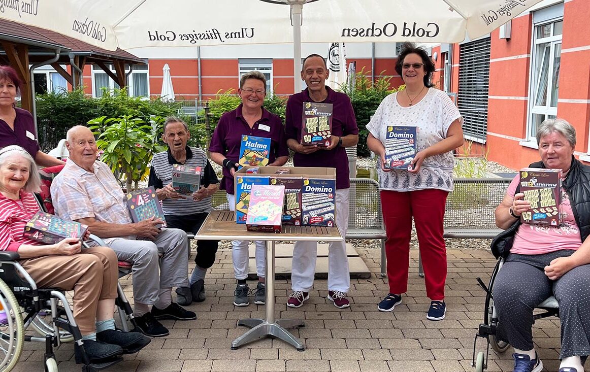 Gemeinsam spielen, gemeinsam lachen: Neue Spiele im Haus Sebastian