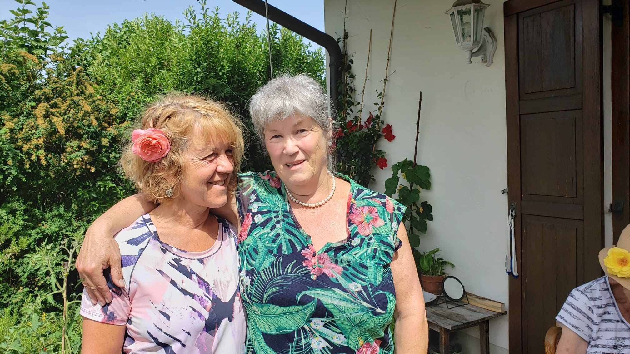 Schöner Vormittag im Rosengarten