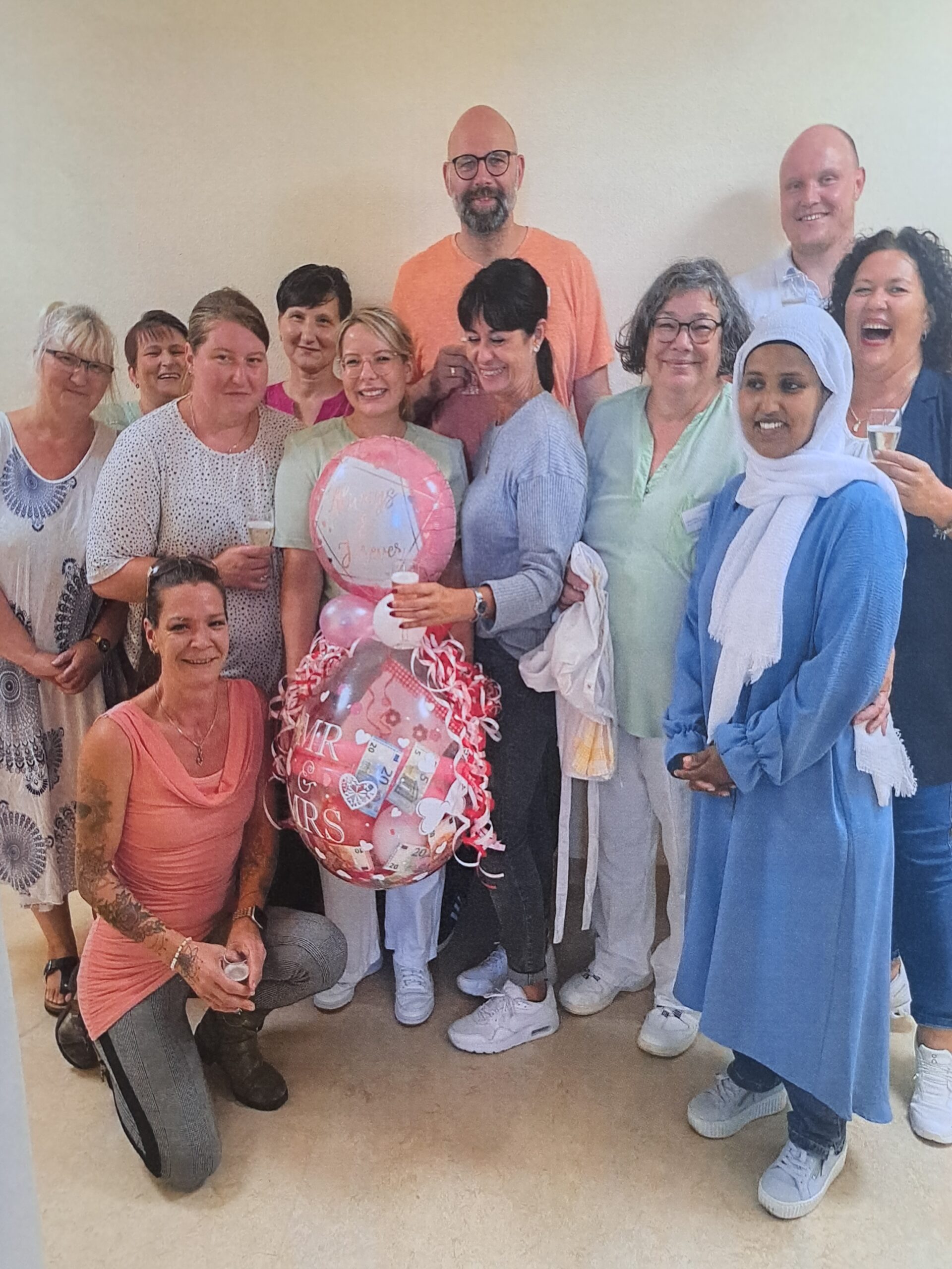 Hochzeit einer Mitarbeiterin im Haus Gabriel