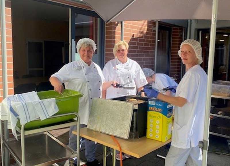 Heute in der Küche: Frisch gebackene Reibekuchen