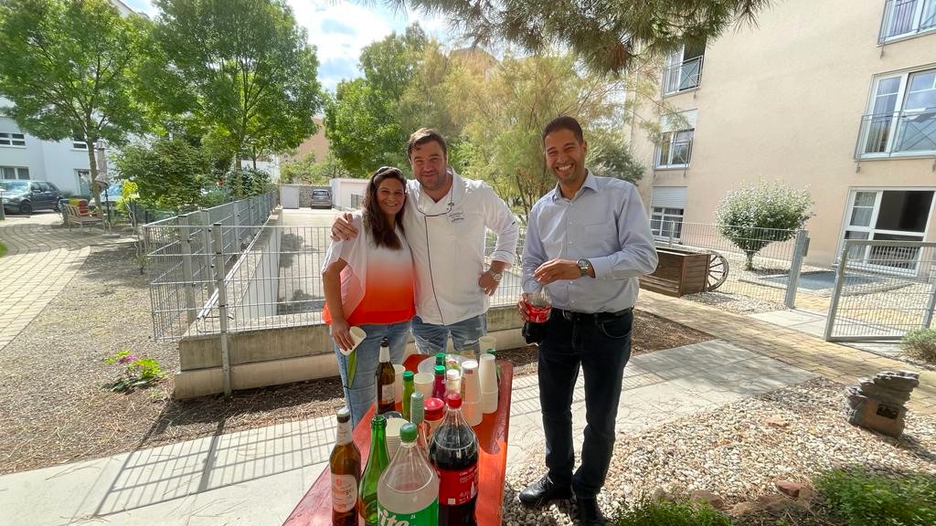 Schönes Mitarbeiter Grillfest