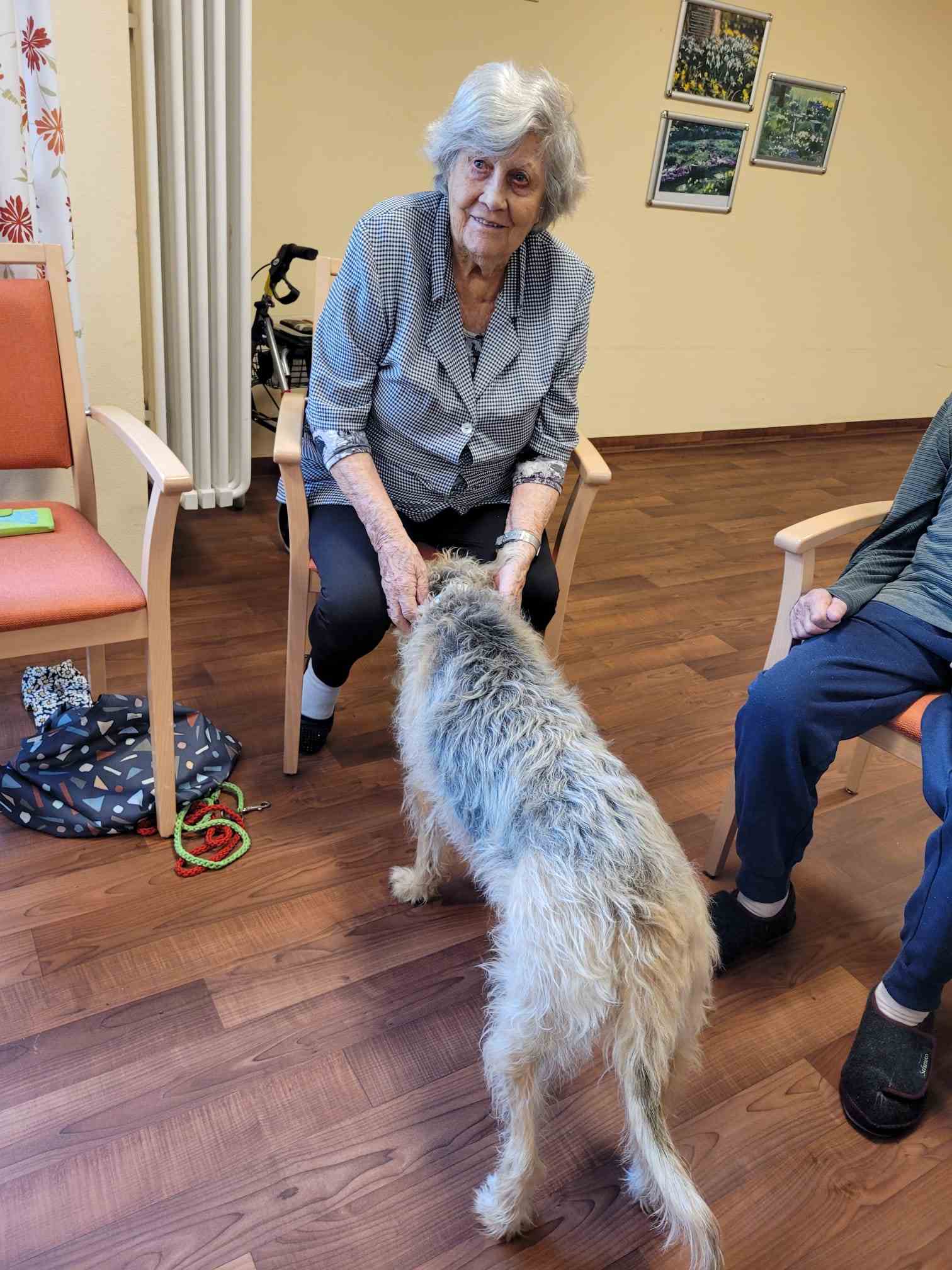 Seniorendomizil-Haus-Sybilla-Hundebesuch