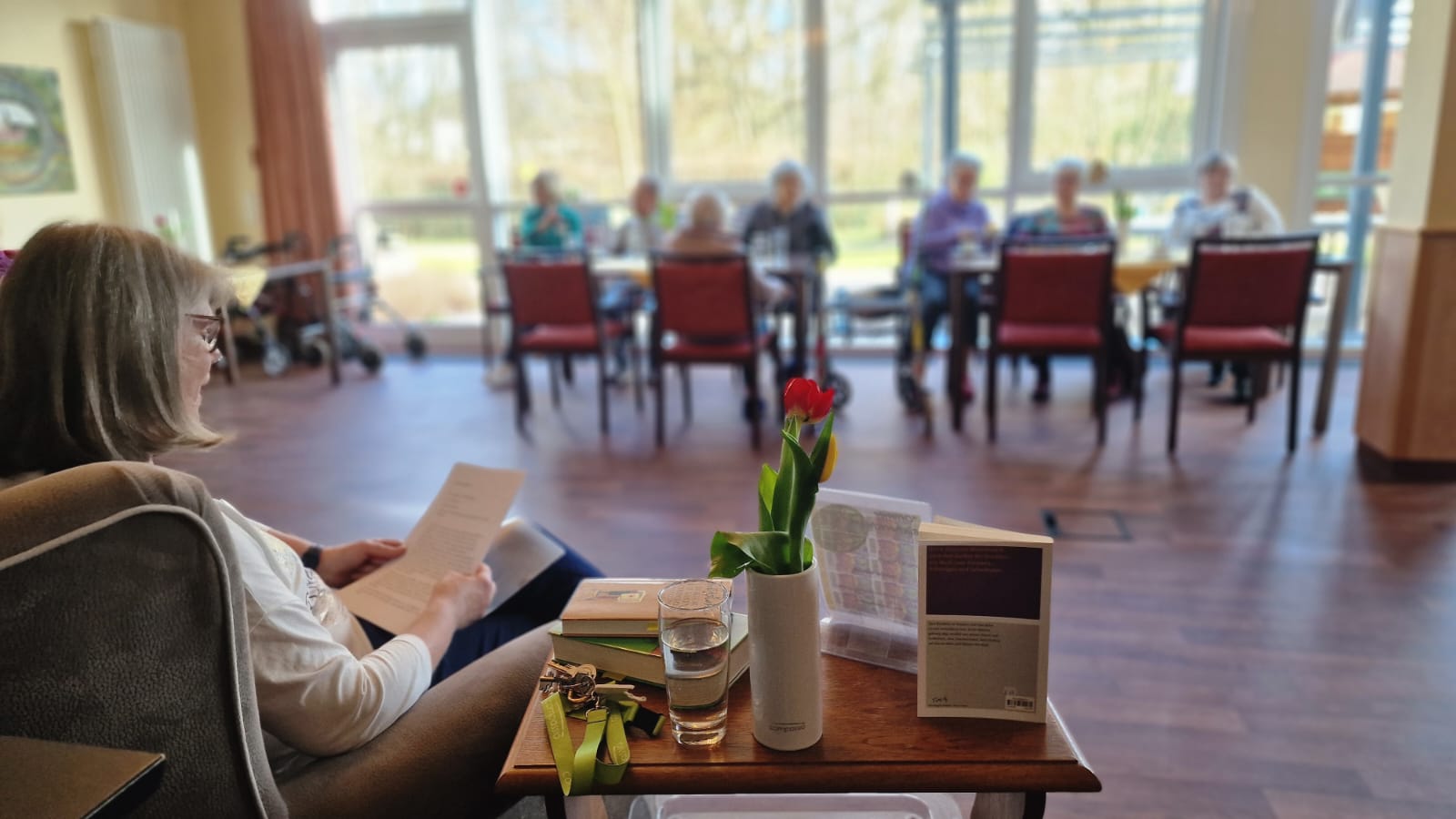 Neu im Seniorendomizil Haus Sibylla: Das Lesecafé ist gestartet!