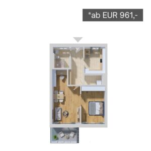 Seniorendomizil Haus Adrian Grundriss Wohnung 2
