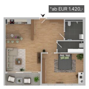 Grundriss 2 Betreutes Wohnen in Kaarst - Am Dreeskamp