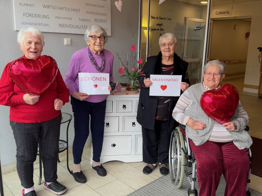 Liebe kennt kein Alter – Valentinstag im Seniorendomizil Haus Antonius