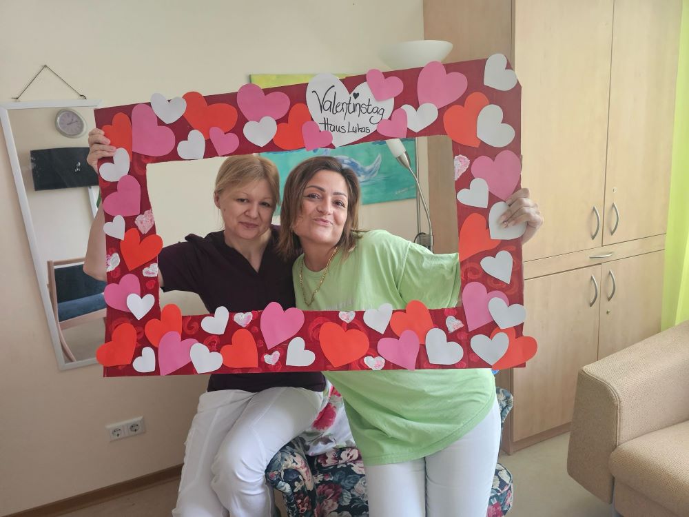 Liebevoller Valentinstag im Haus Lukas