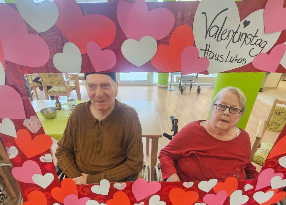 Liebevoller Valentinstag im Haus Lukas