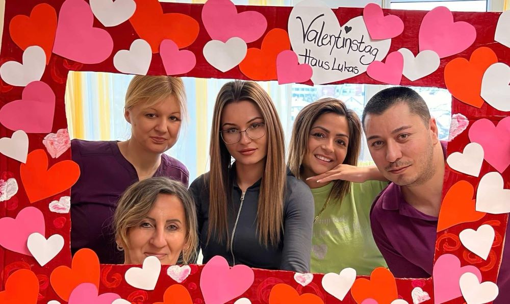 Liebevoller Valentinstag im Haus Lukas