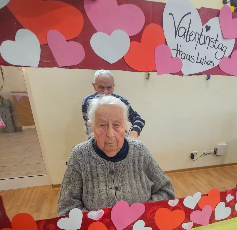 Liebevoller Valentinstag im Haus Lukas