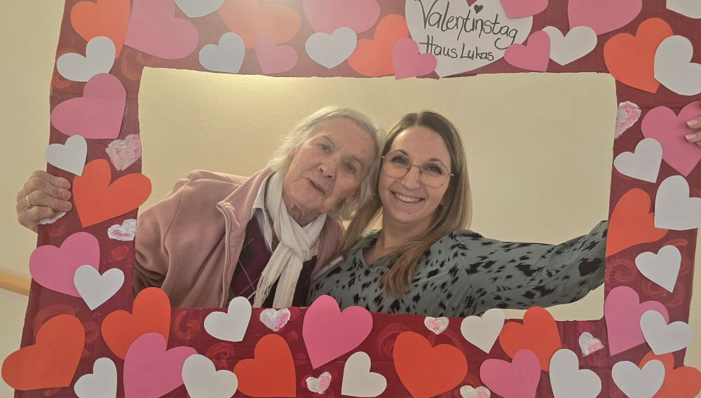 Liebevoller Valentinstag im Haus Lukas