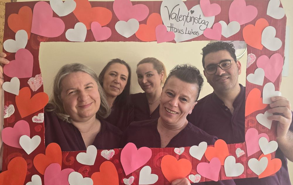 Herzlicher Valentinstag im Haus Lukas