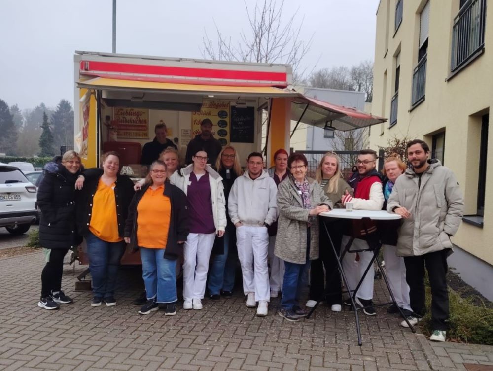 Reibekuchen-Genuss in der Wohnanlage Die Arche