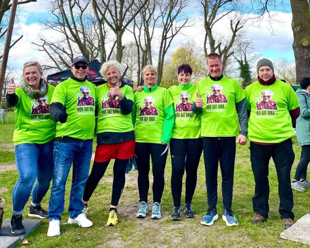 Das Team der Seniorenresidenz Rathenow beim KK 3000 Lauf