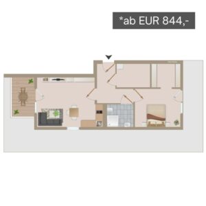 Wohnungstyp 2 Betreutes Wohnen in Halberstadt