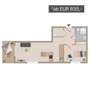 Wohnungstyp 5 Betreutes Wohnen in Halberstadt
