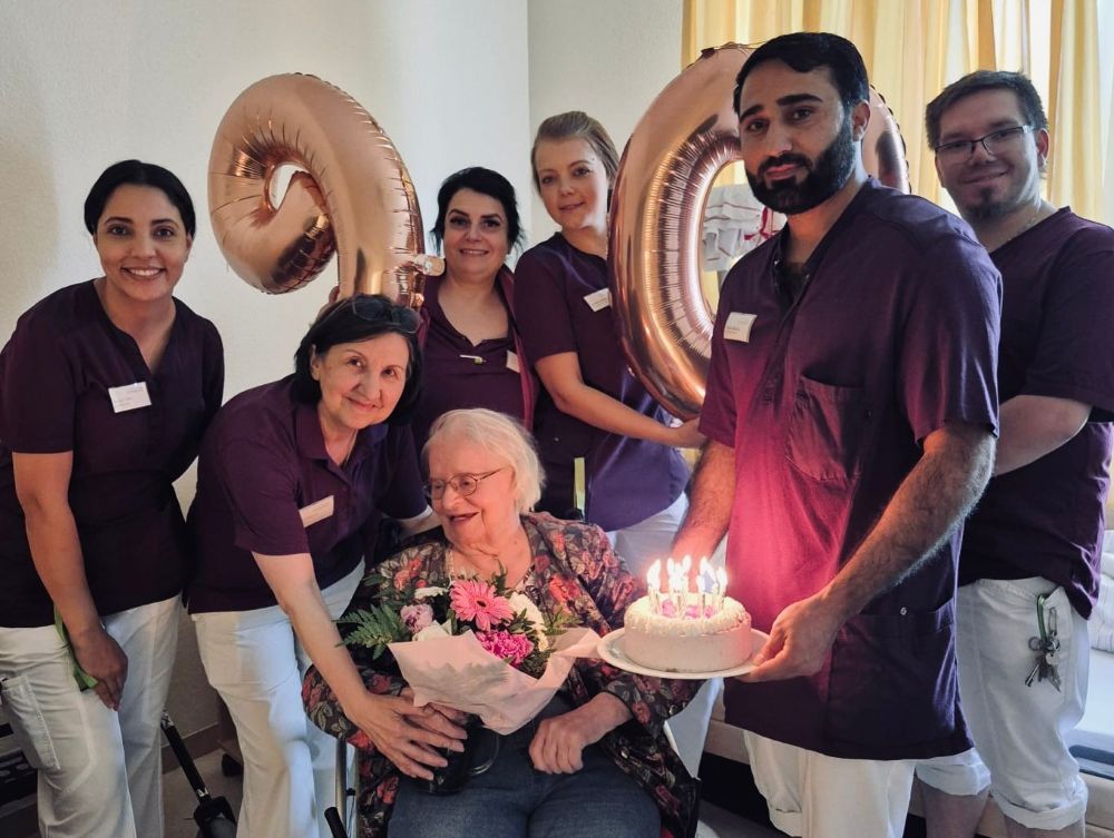 Herzliche Glückwünsche zum runden Geburtstag im Haus Martin