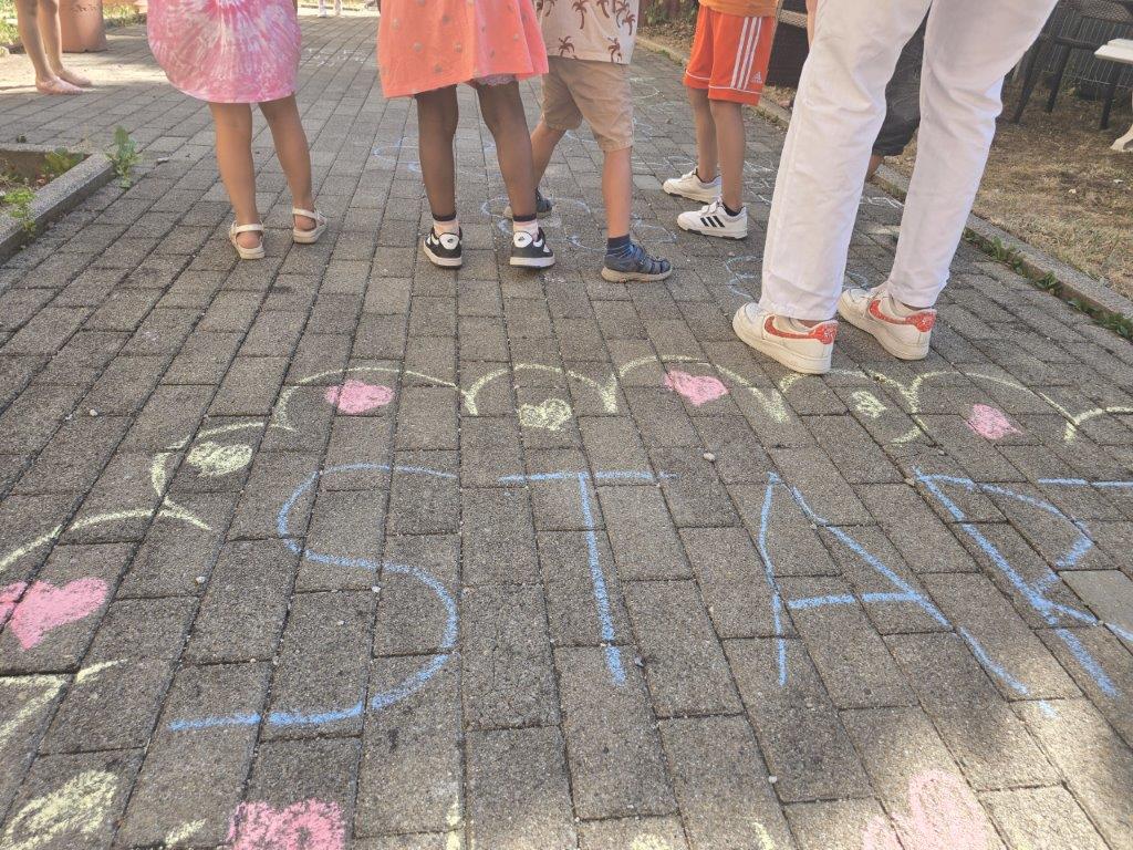 Kindergarten zu Besuch im Haus Lukas