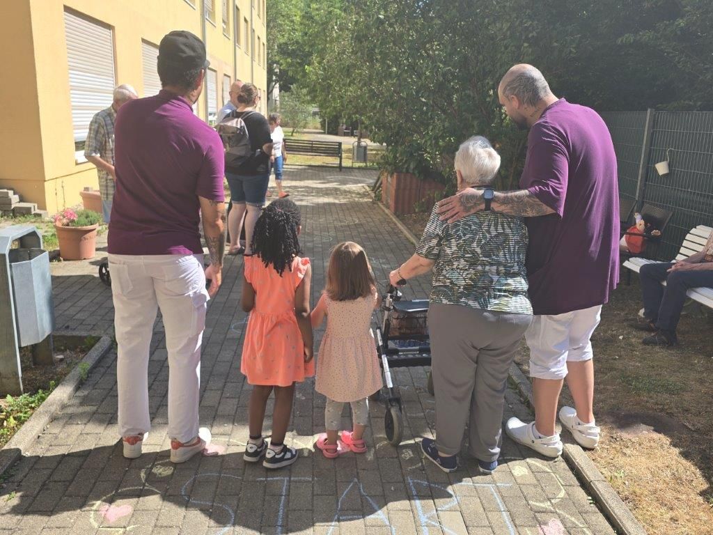 Kindergarten zu Besuch im Haus Lukas