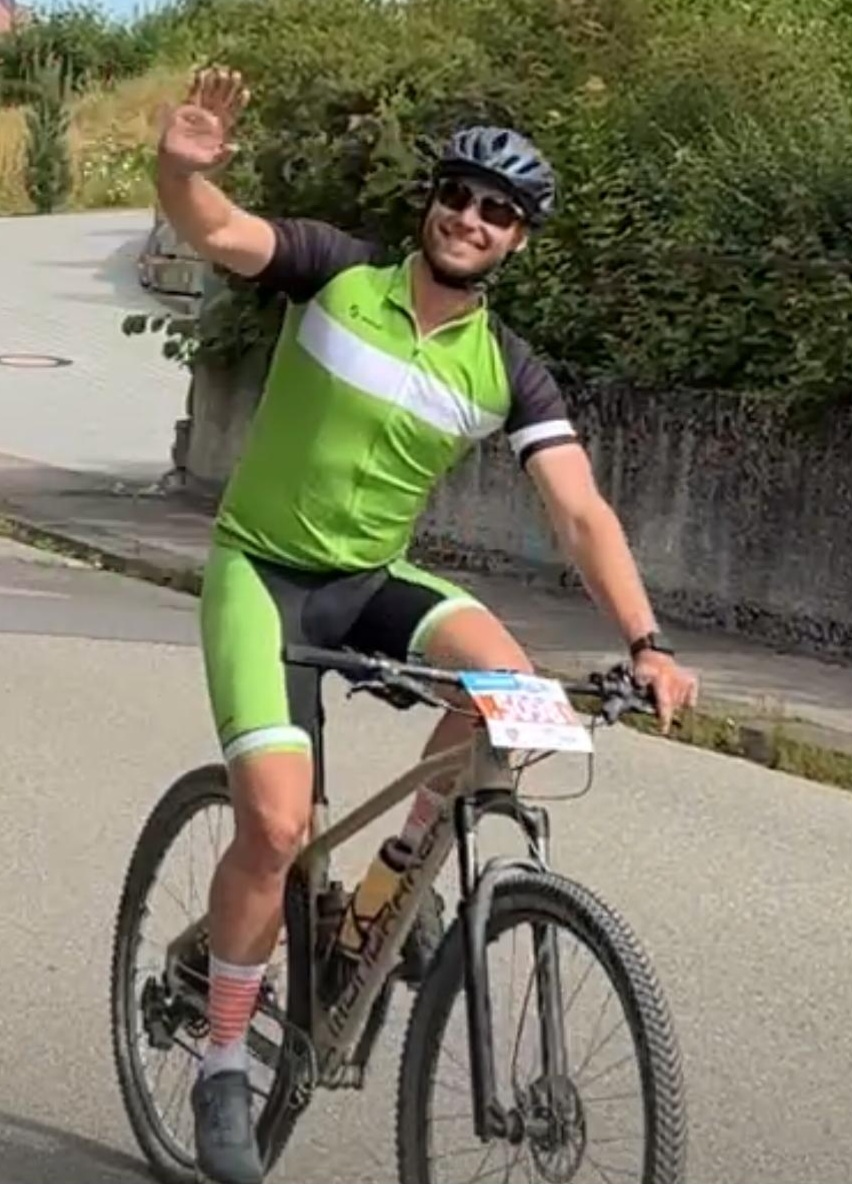 Pflegedienstleitung Haus Lukas beim BikeMarathon in Albstadt