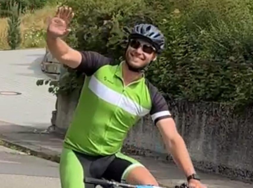 Pflegedienstleitung des Haus Lukas beim BikeMarathon in Albstadt