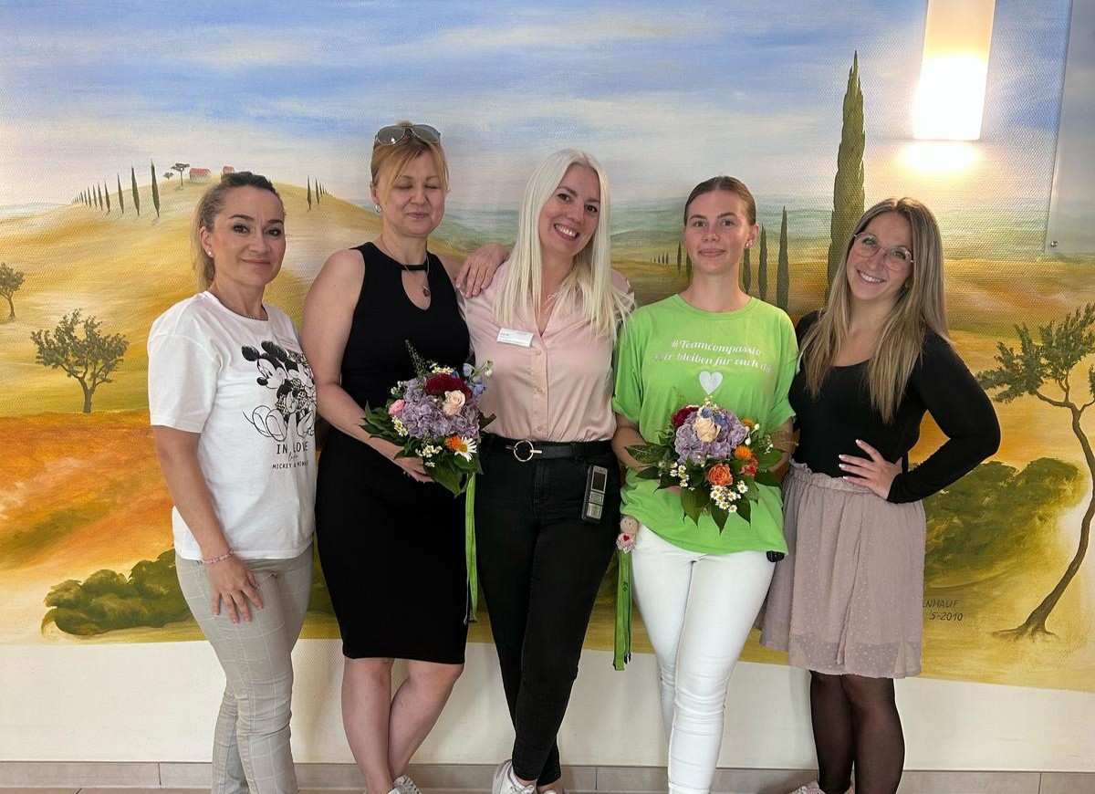 Zwei neue Pflegehelferinnen verstärken das Team im Haus Lukas