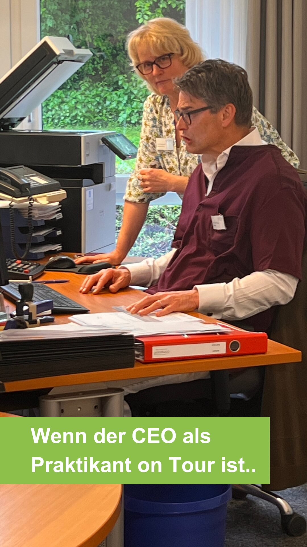 Wenn der CEO als Praktikant geht