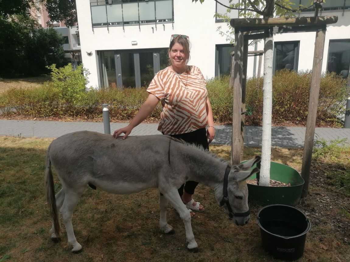 Tierischer Besuch in der Wohnanlage Am Dreeskamp