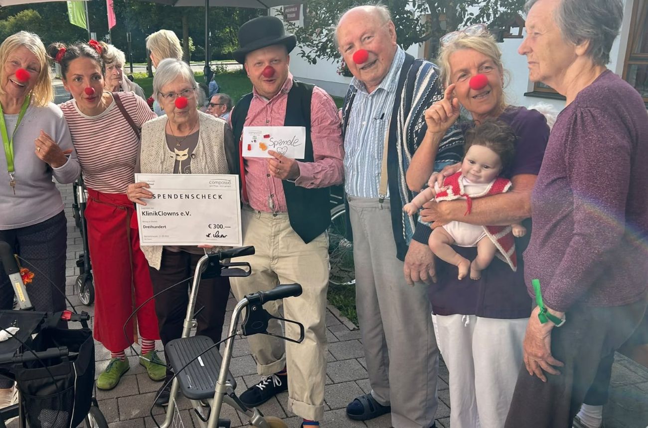 Klinikclowns zu Besuch